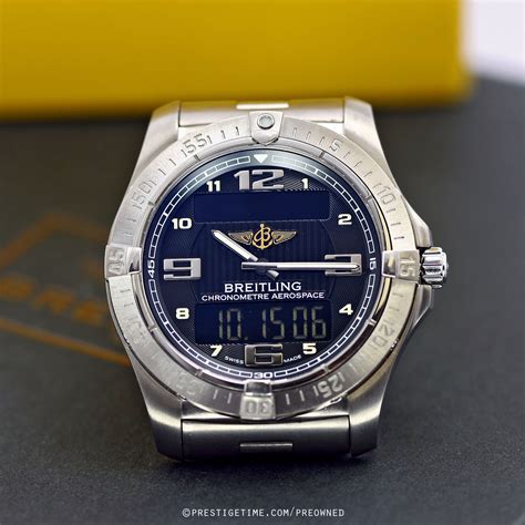 pre owned breitling aerospace|pre owned breitling for sale.